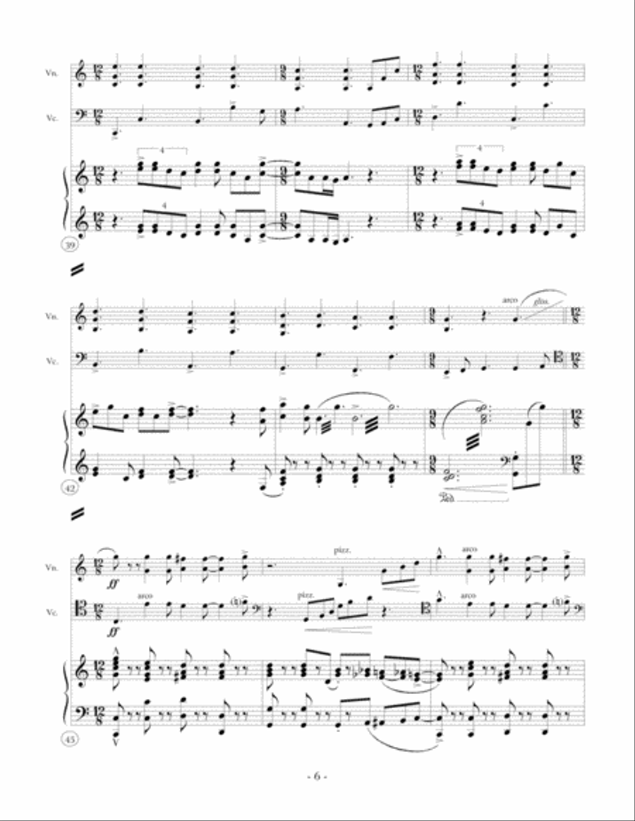 All You Need Is Love All You Need Is Love Piano Trio scores gallery preview page 6