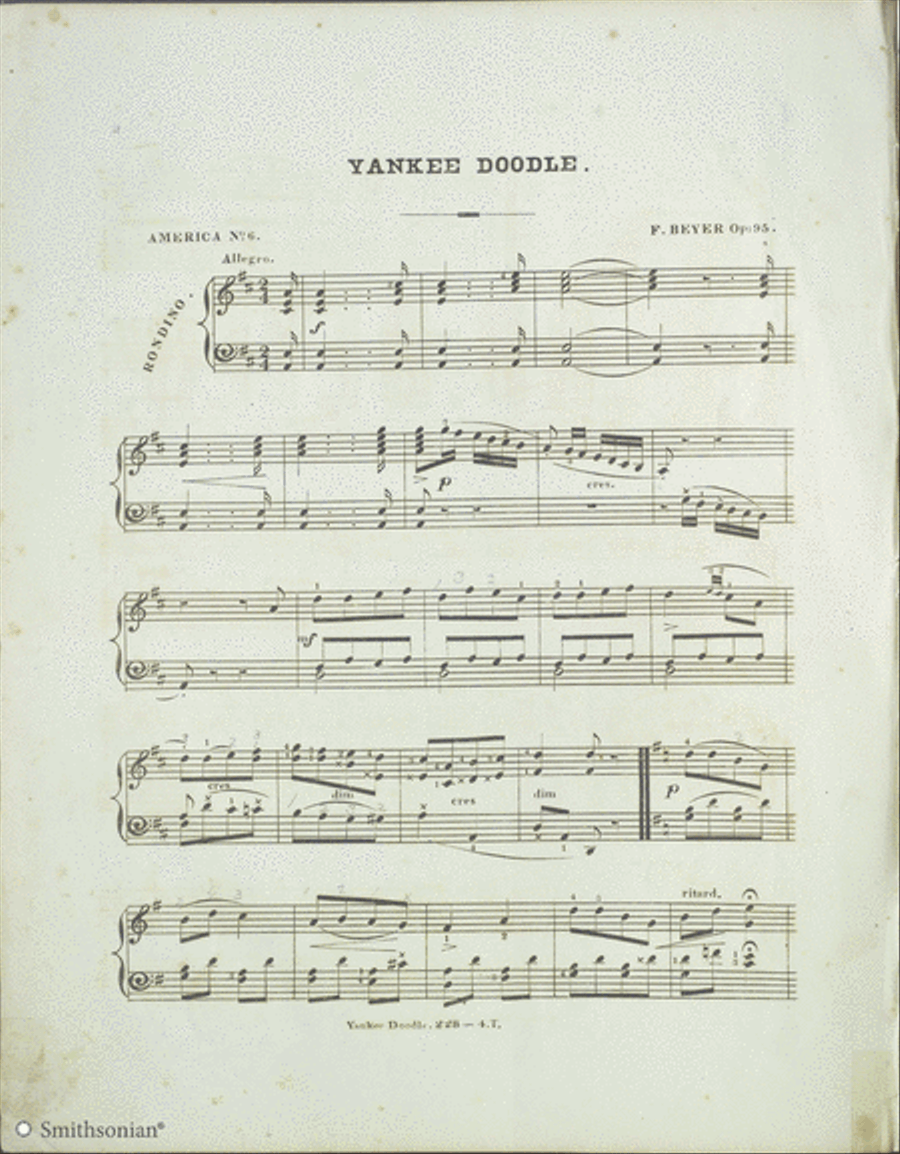 Beauties of Ferd Beyer: Yankee Doodle Piano Solo scores gallery preview page 2