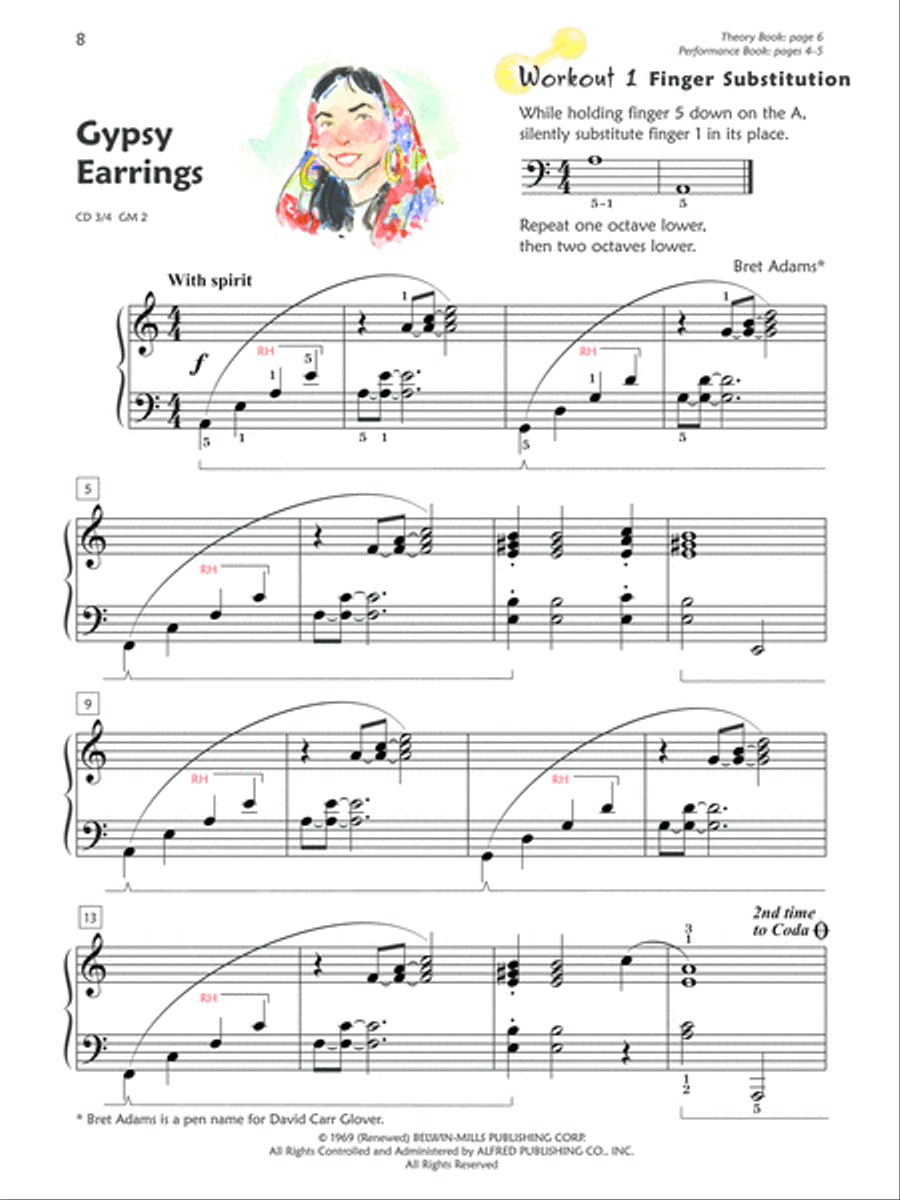 Premier Piano Course Lesson Book, Book 4 Piano Method scores gallery preview page 3