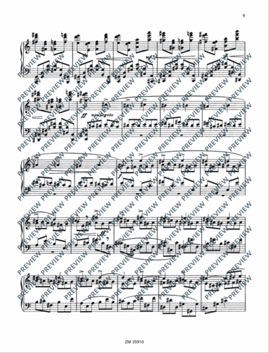 Charakterskizzen Piano Solo scores gallery preview page 10