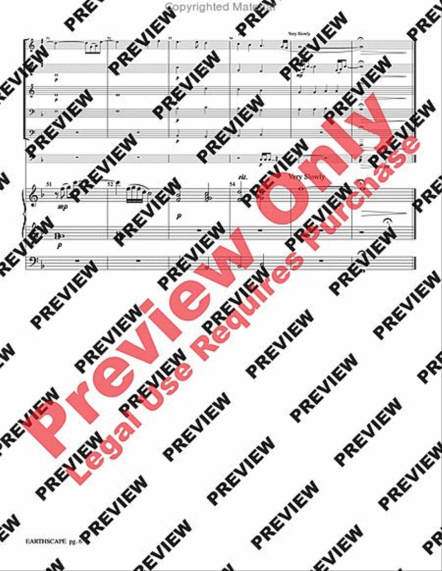 Earthscape Earthscape Brass Ensemble scores gallery preview page 8