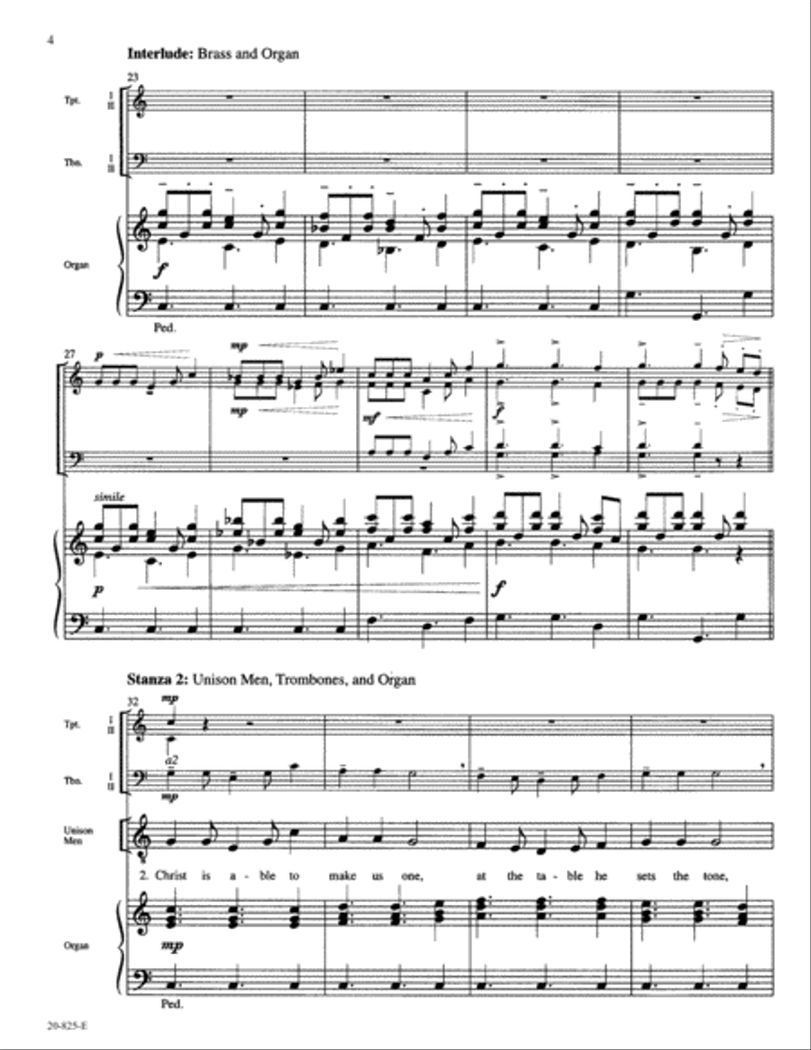 Let Us Talents and Tongues Employ Organ scores gallery preview page 4
