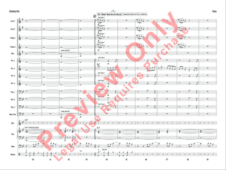 Povo Povo Jazz Ensemble scores gallery preview page 10