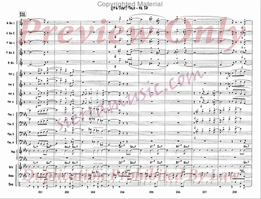 It's Just Talk Big Band scores gallery preview page 27