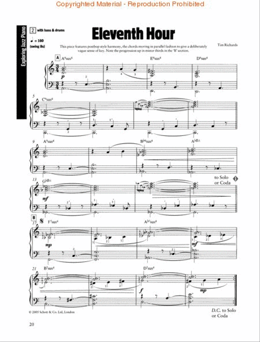 Exploring Jazz Piano – Volume 2 Piano Method scores gallery preview page 2