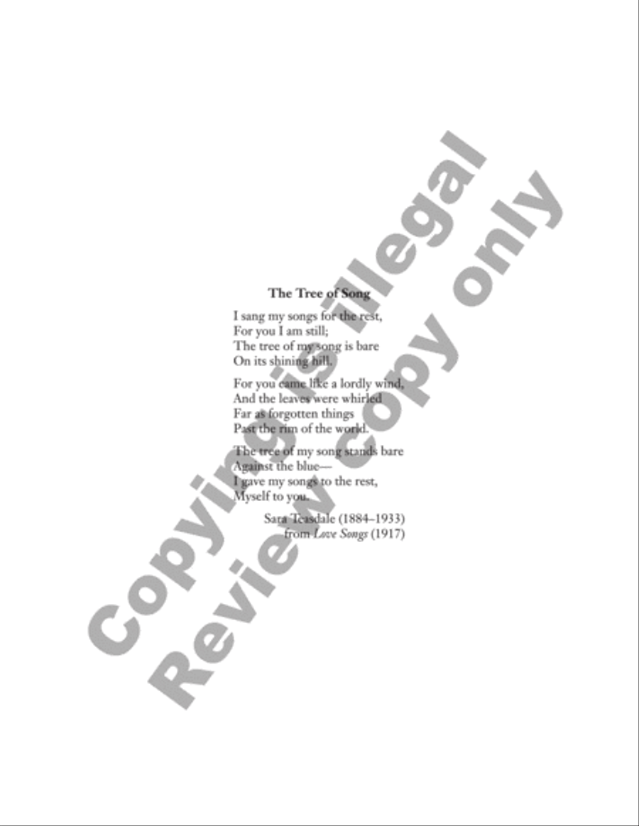 The Tree of Song 4-Part scores gallery preview page 2