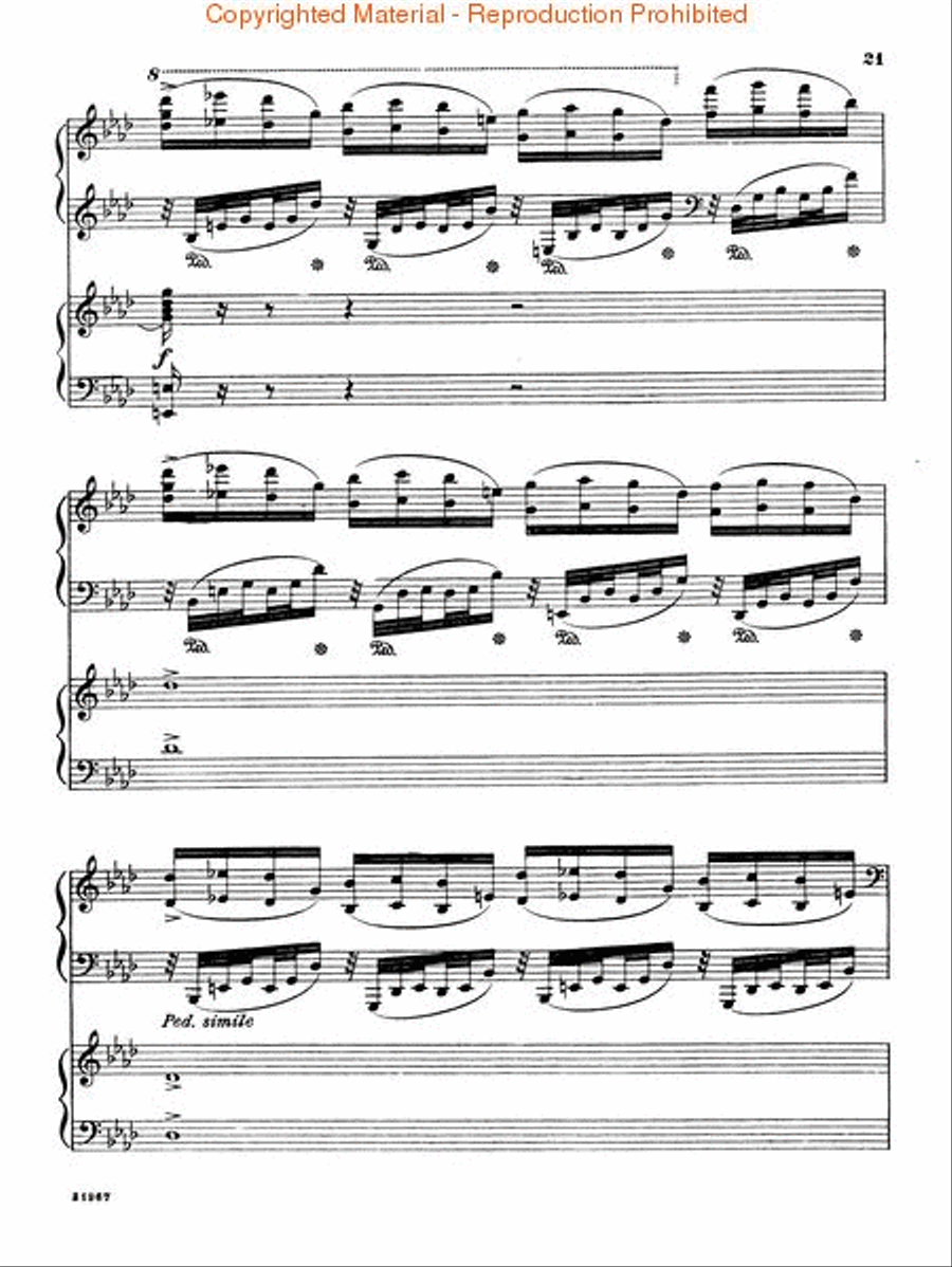 Concerto No. 4 in C Minor, Op. 44 Piano scores gallery preview page 3
