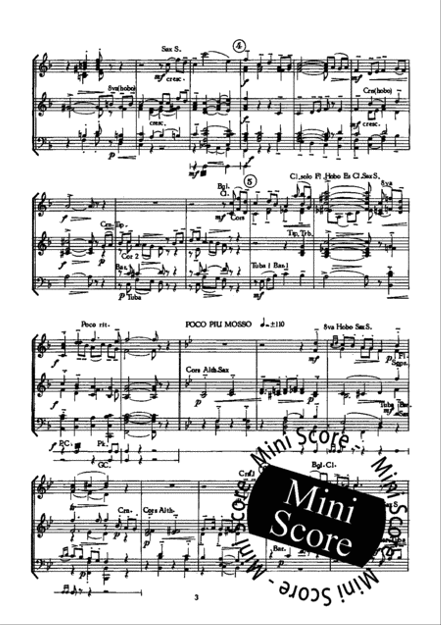 Airs de Fete Fanfare Band scores gallery preview page 5