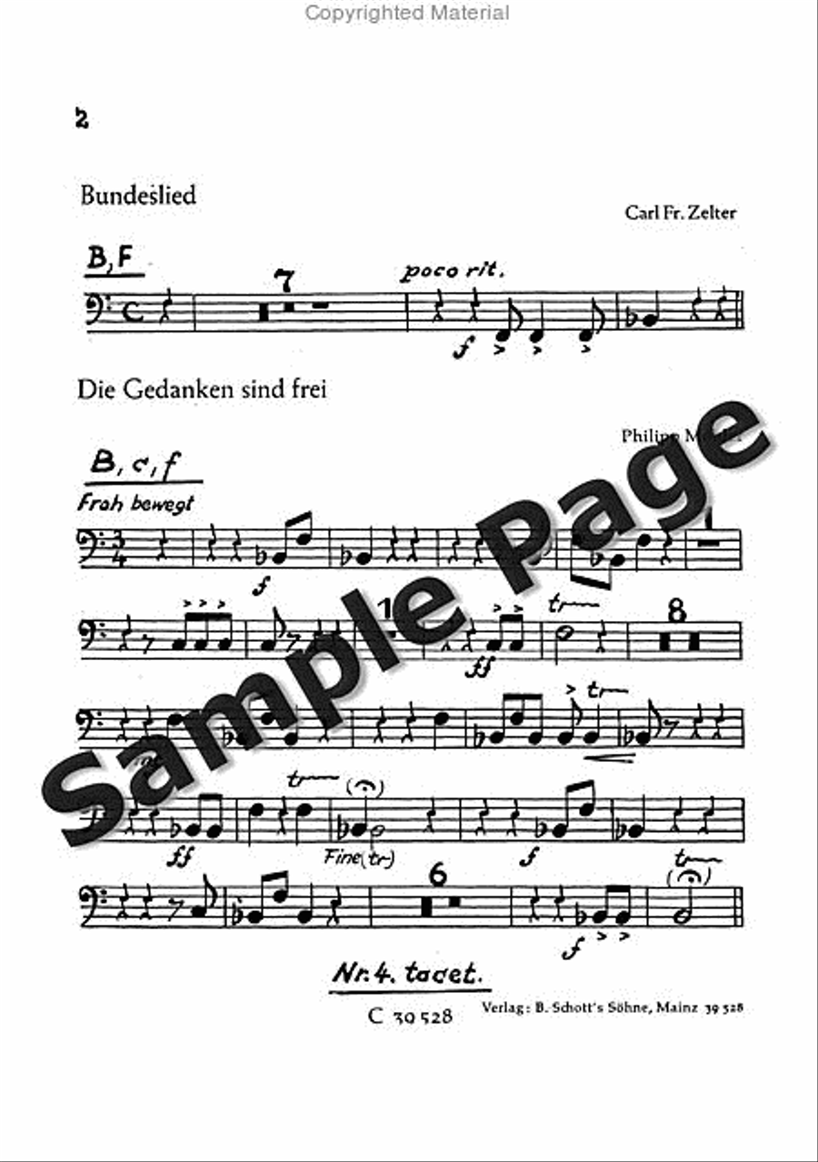 Mohler Ph Festliche Liedkantate Op37(dsb TTBB scores gallery preview page 45