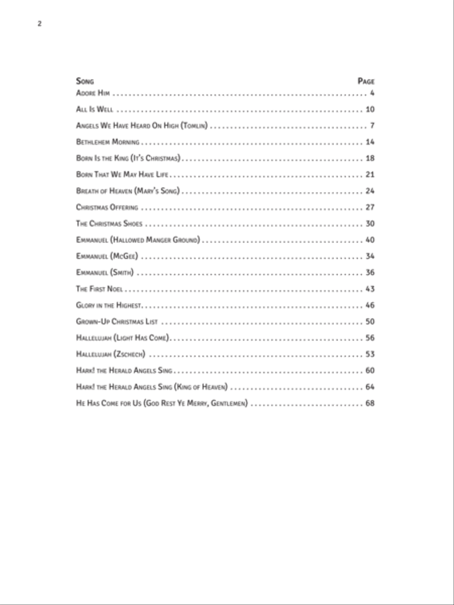 The Professional Pianist -- Praise Solos for Christmas Piano Solo scores gallery preview page 2