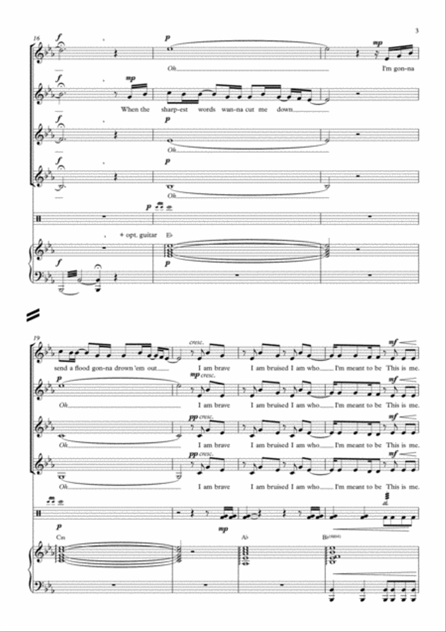 This Is Me SSAA scores gallery preview page 3