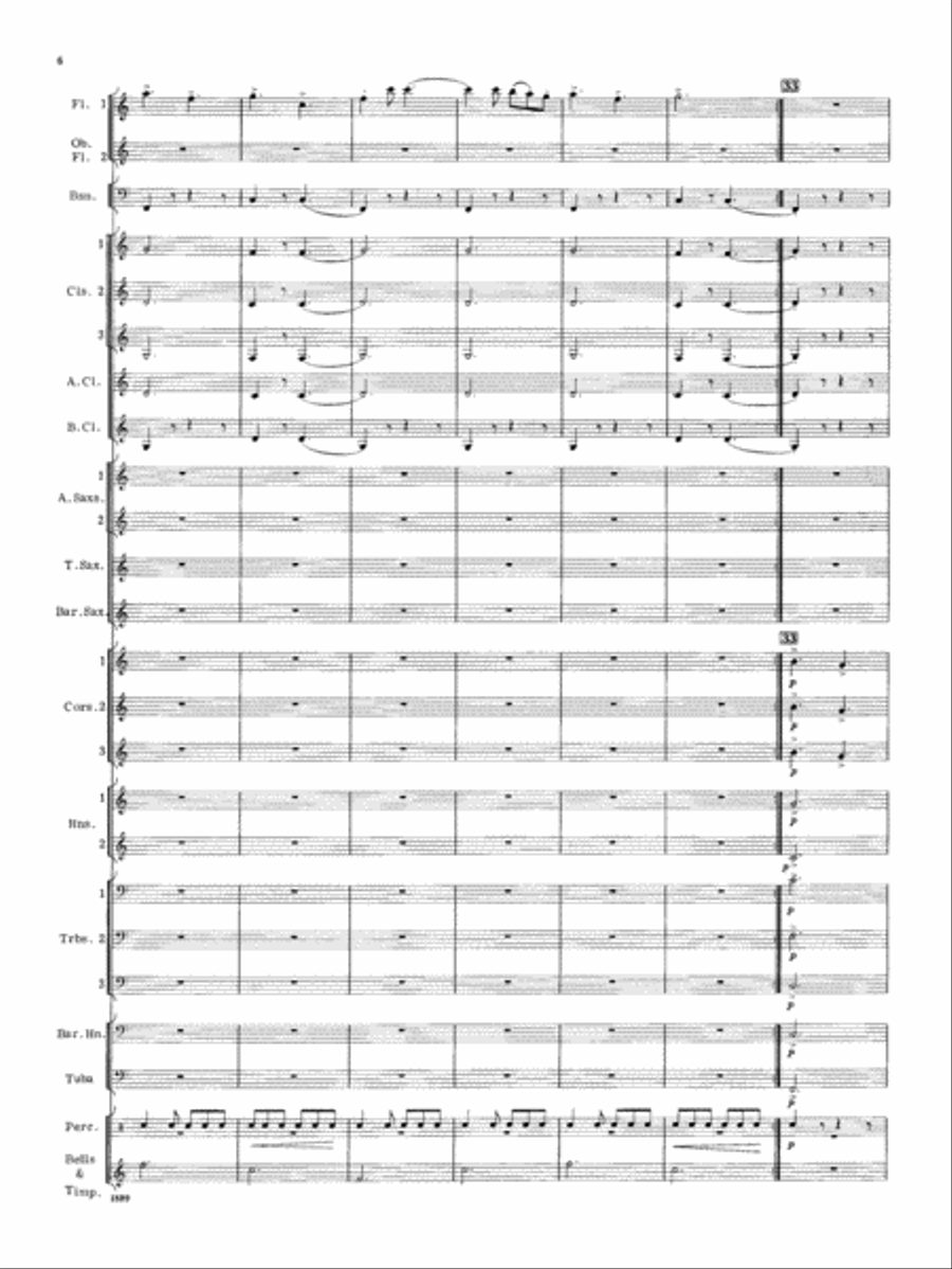 Blue Ridge Rhapsody: Score Concert Band scores gallery preview page 6