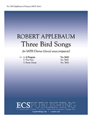 Three Bird Songs: 1. A Penguin