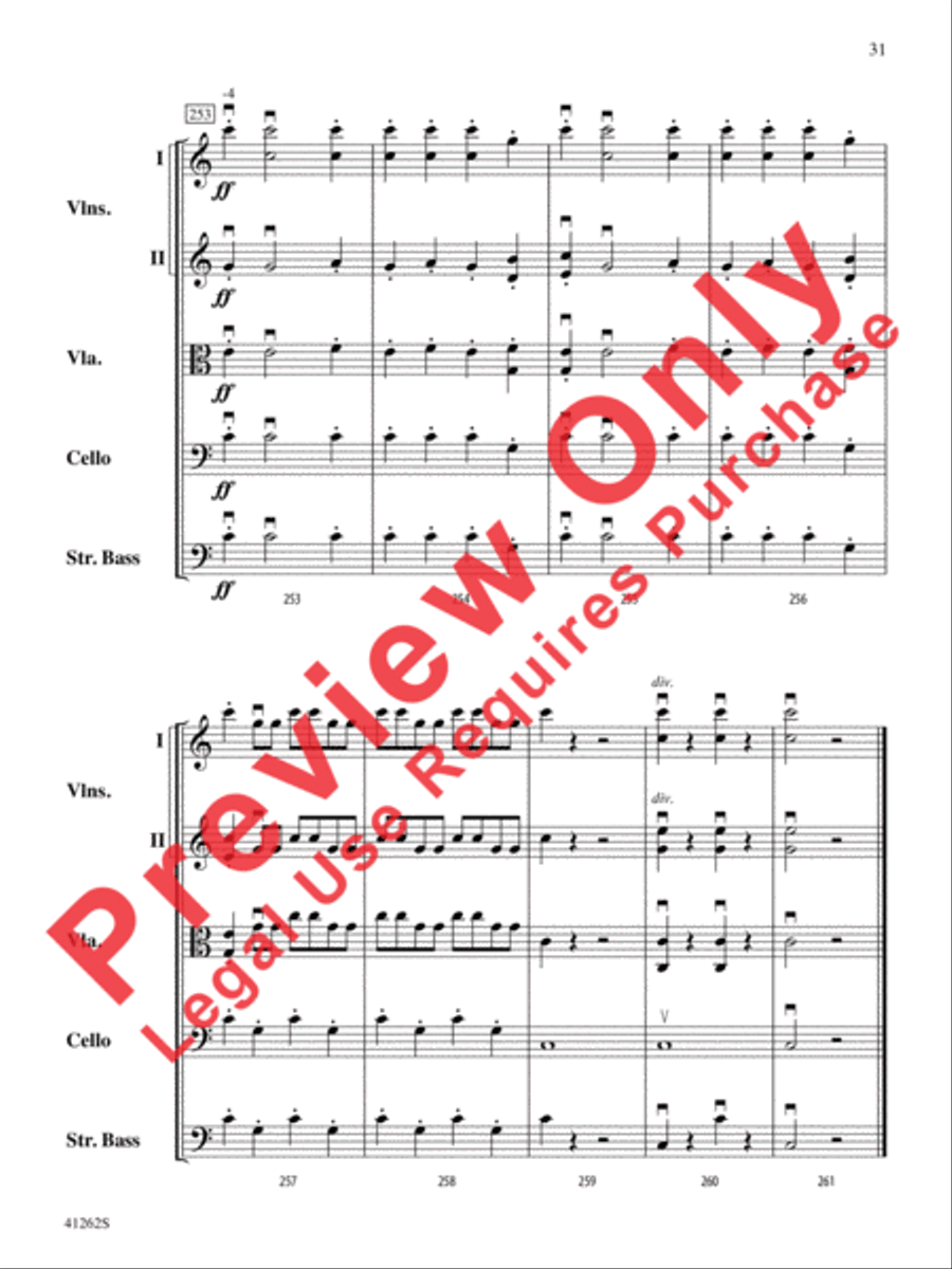 Cosi Fan Tutte String Orchestra scores gallery preview page 32