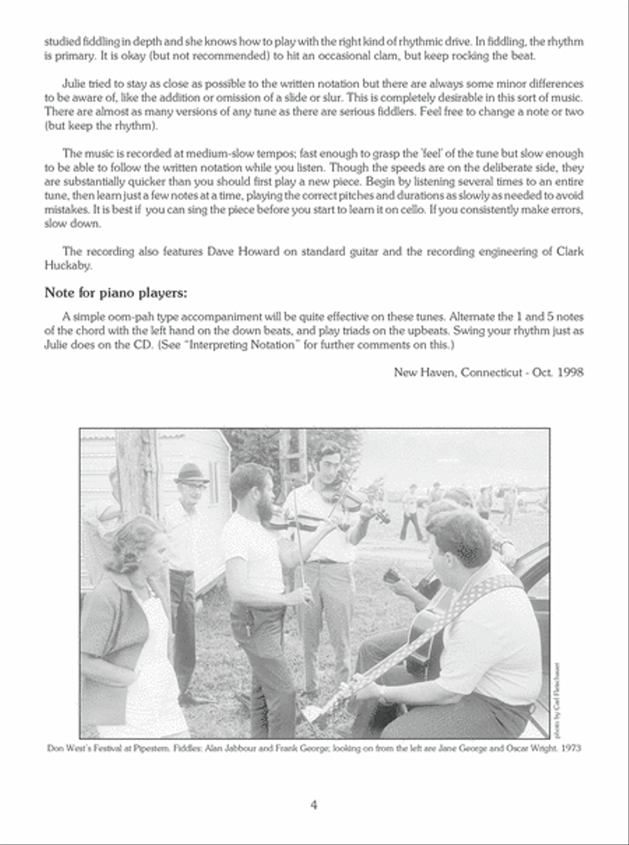 Fiddle Tunes for Beginning Cello Cello scores gallery preview page 5