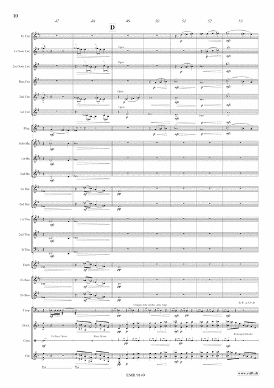 Imaginary Worlds Brass Band scores gallery preview page 11