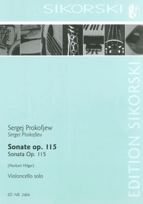 Book cover for Sonata, Op. 115