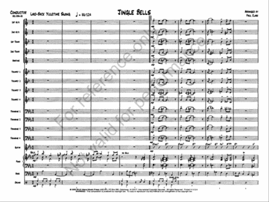 Christmas and Holiday Jazz Saver Pack Jazz Ensemble scores gallery preview page 16