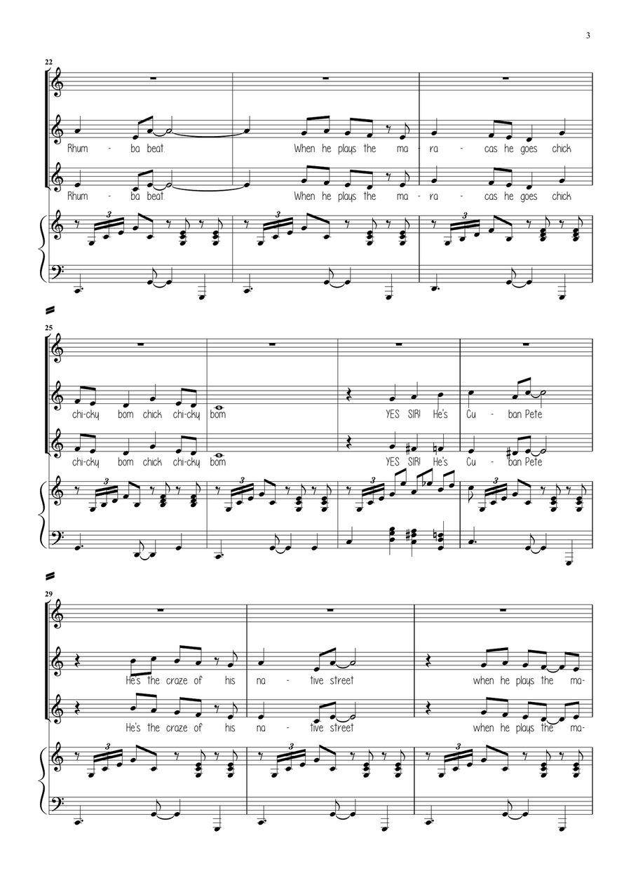 Cuban Pete Two Part SA scores gallery preview page 3