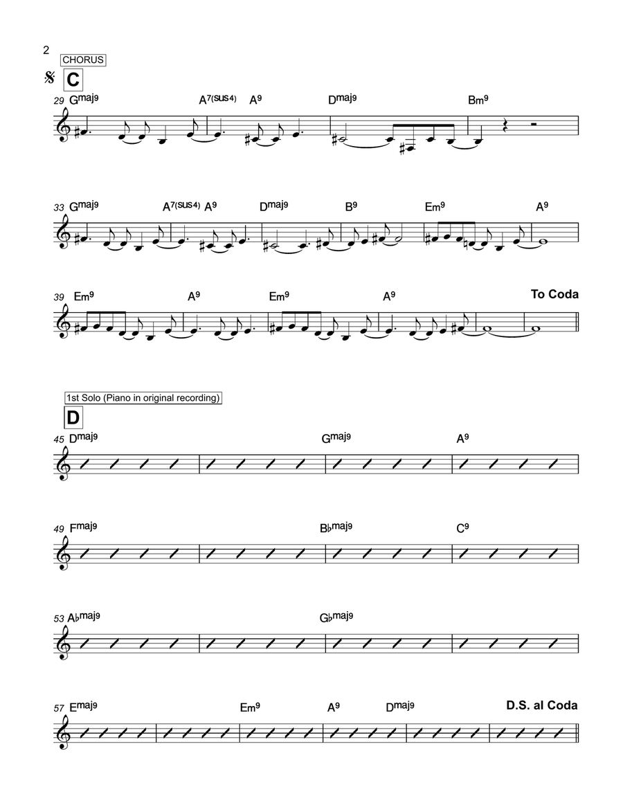 Big Ball Of Sunshine Piano scores gallery preview page 2