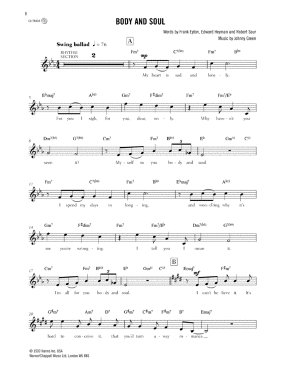 Hampton A /I Got Rhythm/Book & CD/Tsax Tenor Saxophone scores gallery preview page 3