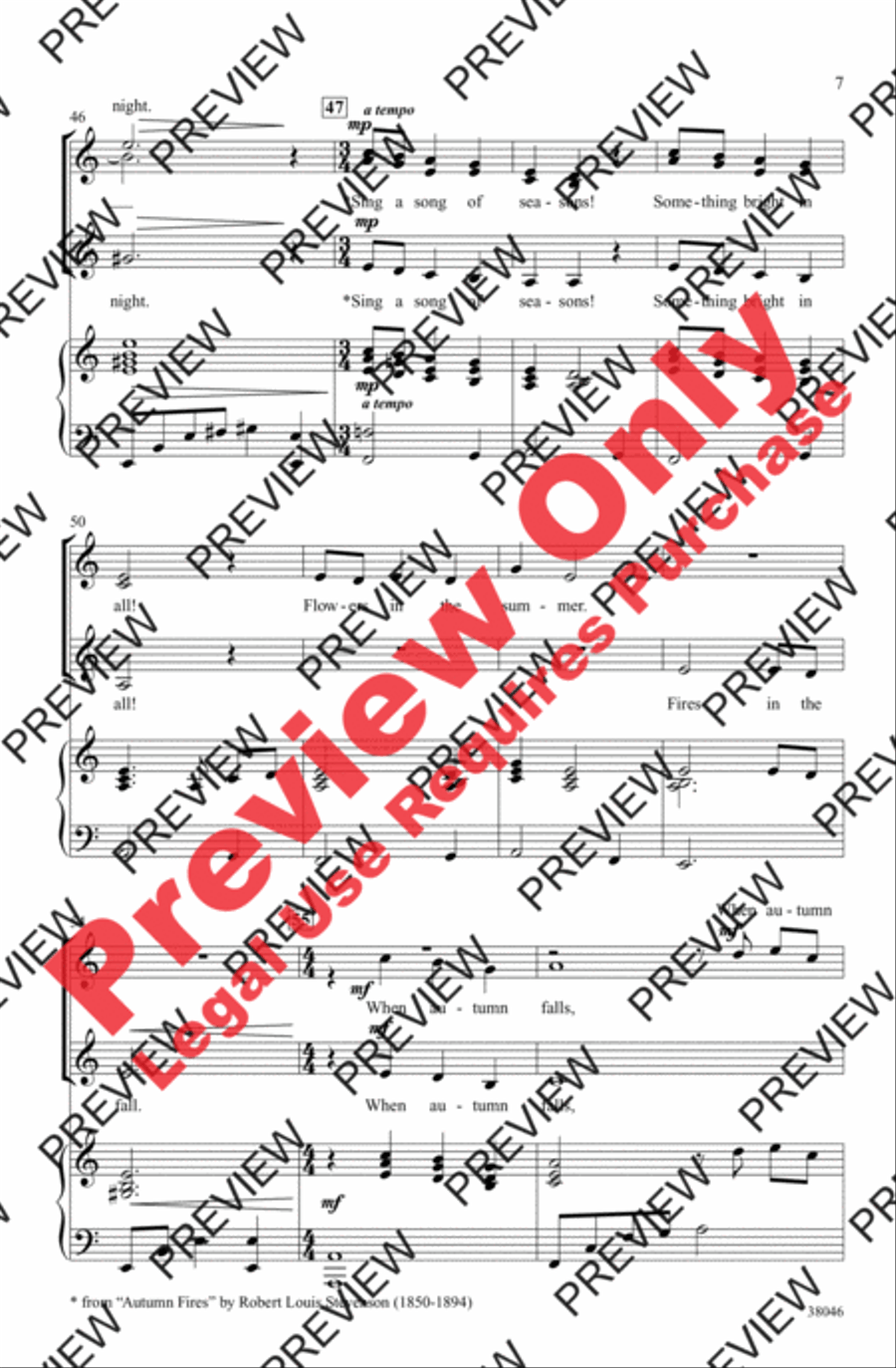 When Autumn Falls When Autumn Falls Women's Choir scores gallery preview page 7