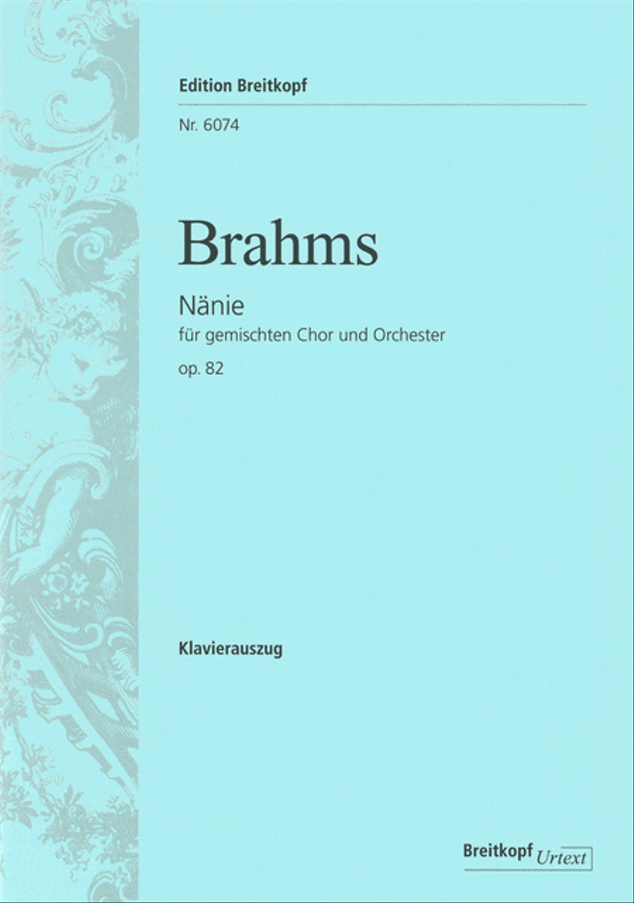 Nänie Op. 82 4-Part scores gallery preview page 1