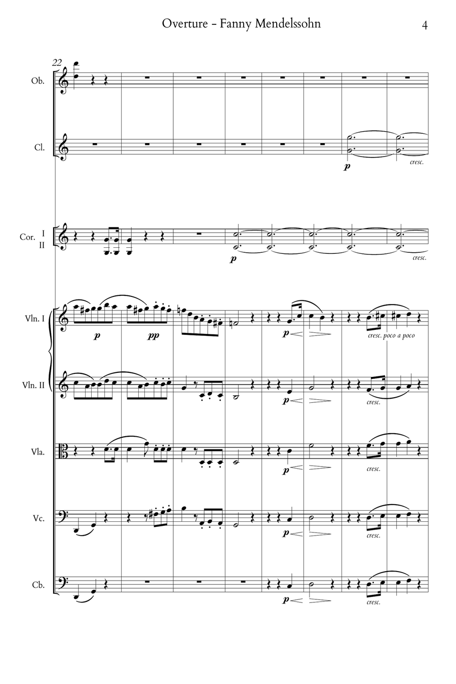 Overture in C Full Orchestra scores gallery preview page 4