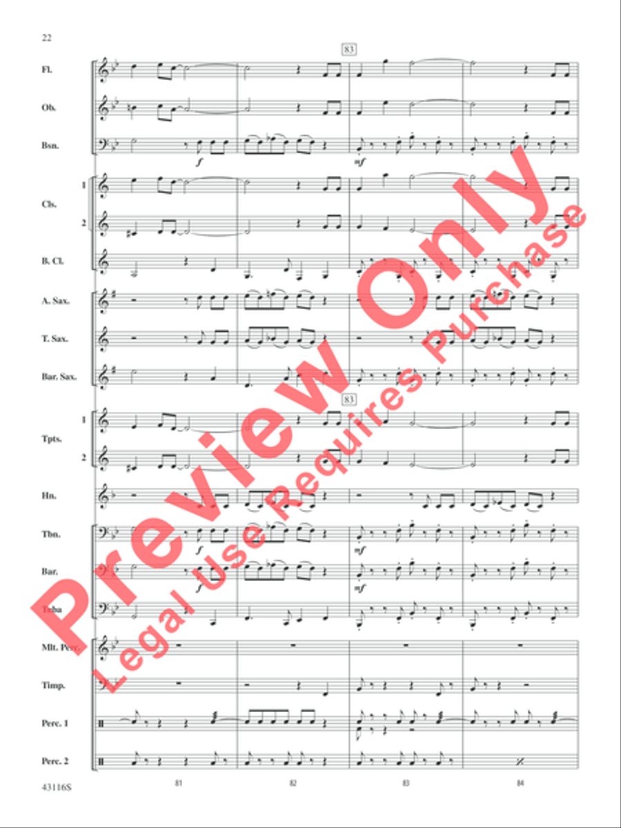 The Best of Leroy Anderson Concert Band scores gallery preview page 23