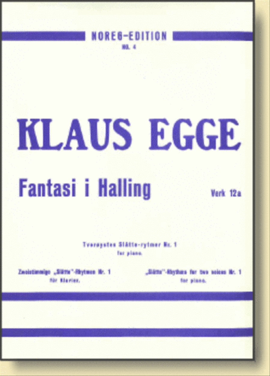 Fantasi i Halling Piano Solo scores gallery preview page 1