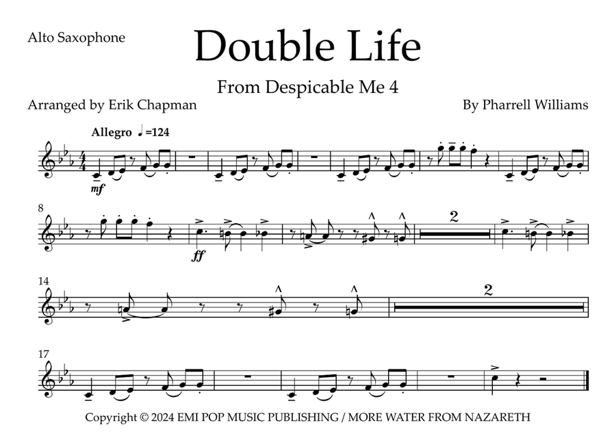 Double Life Marching Band scores gallery preview page 5