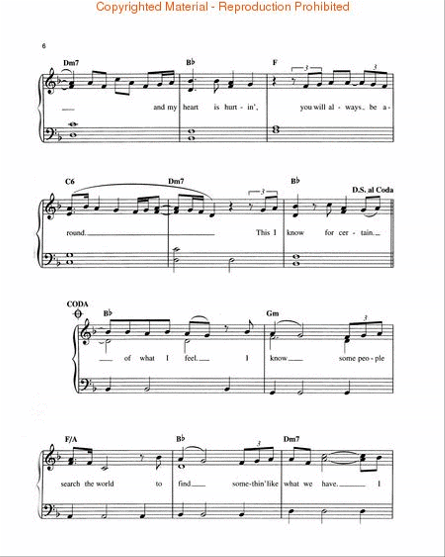 No One Easy Piano scores gallery preview page 3