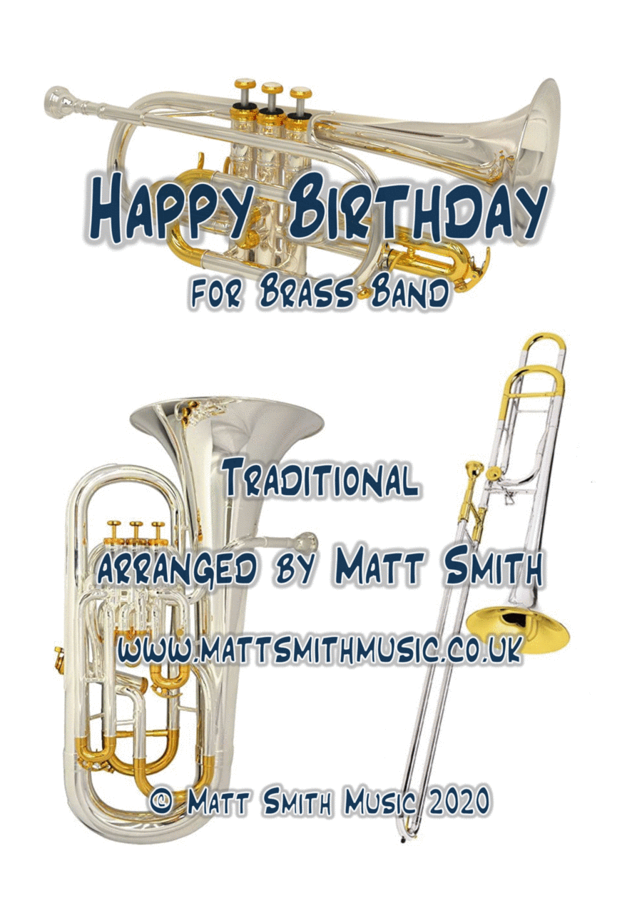 Happy Birthday - BRASS BAND Brass Band scores gallery preview page 1