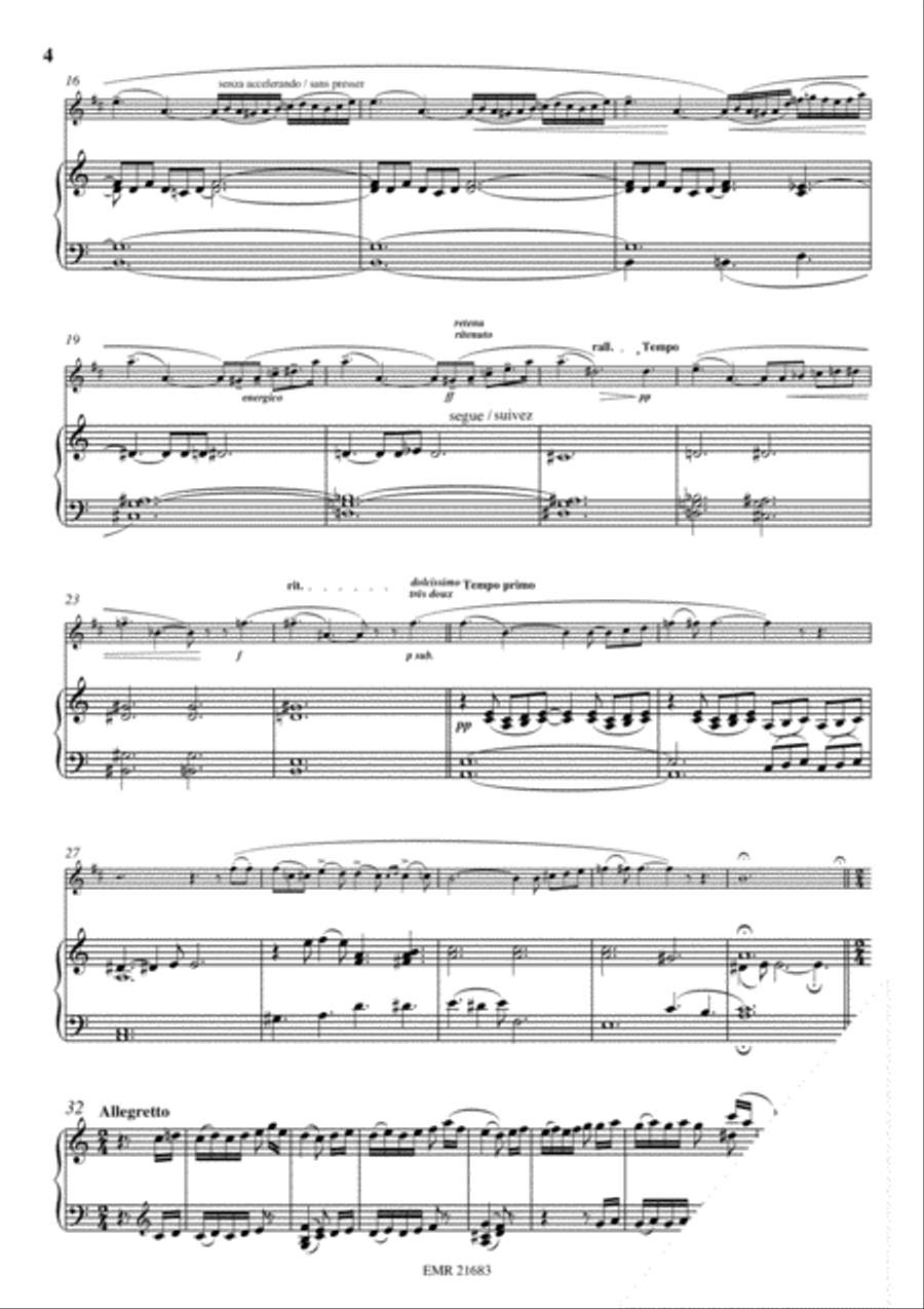 Andante et Allegretto Andante et Allegretto Clarinet scores gallery preview page 4
