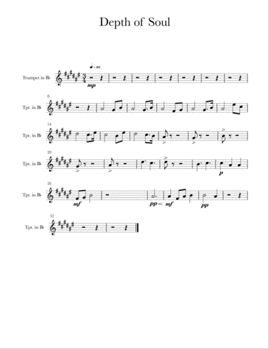 Depth of Soul Small Ensemble scores gallery preview page 5