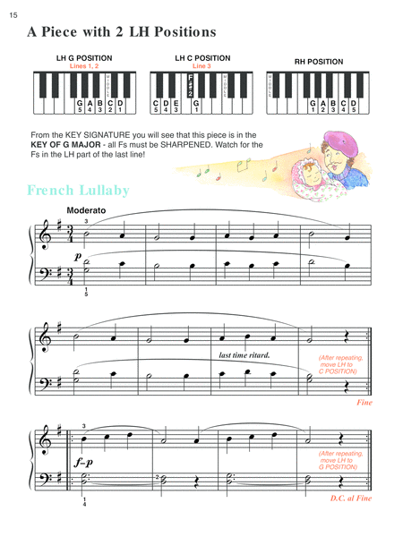 Alfred's Basic Graded Piano Course, Lesson