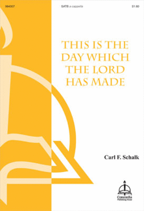 Book cover for This Is the Day Which the Lord Has Made