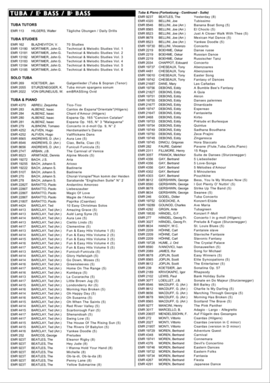 2 Marches Tuba scores gallery preview page 7