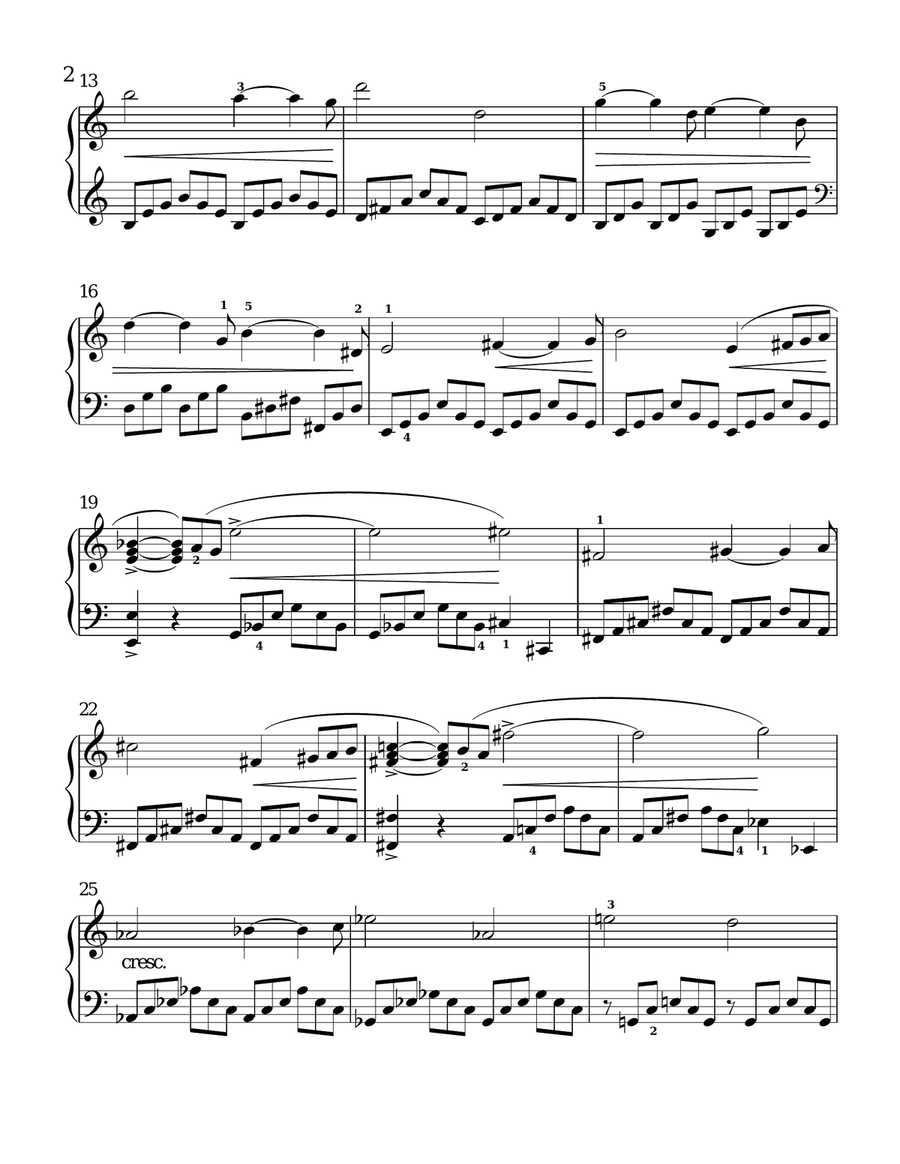Rustle of Spring Easy Piano scores gallery preview page 2