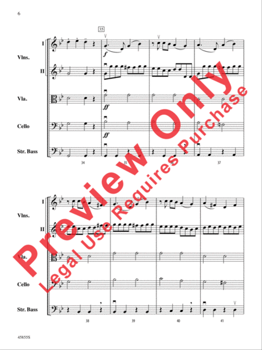 Midnight Howl String Orchestra scores gallery preview page 6