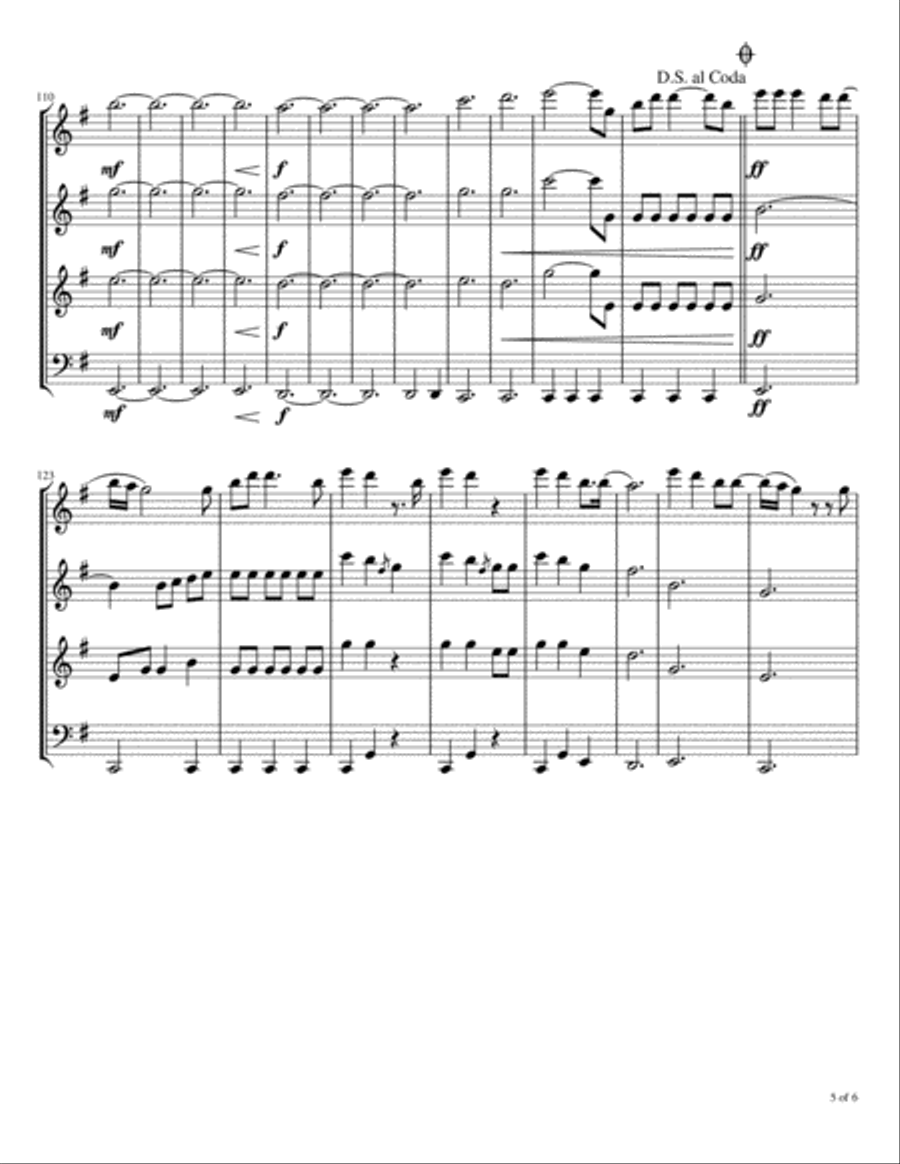 Forever And A Night Forever And A Night Woodwind Quartet scores gallery preview page 6