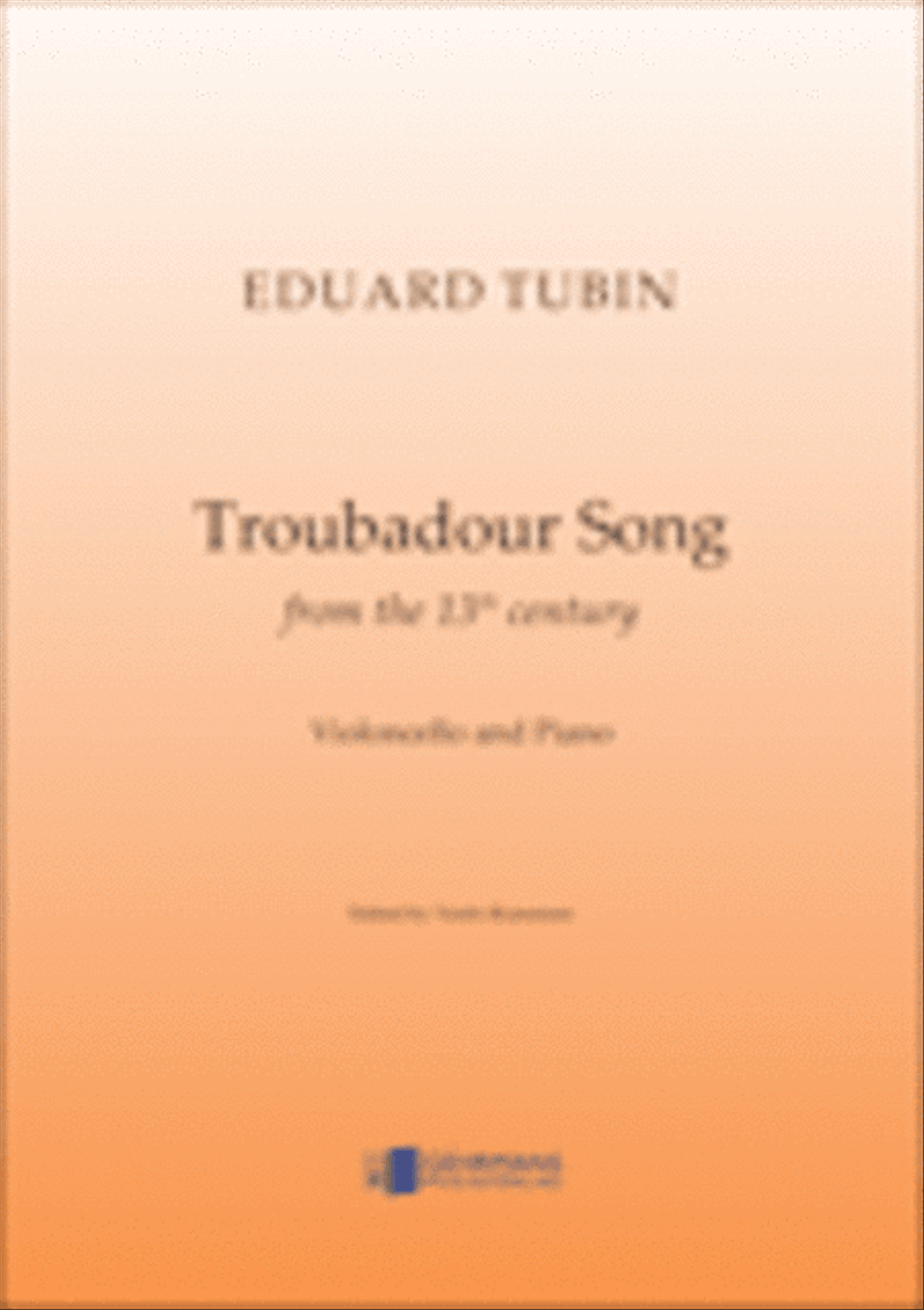 Troubadour Song Troubadour Song Piano scores gallery preview page 1