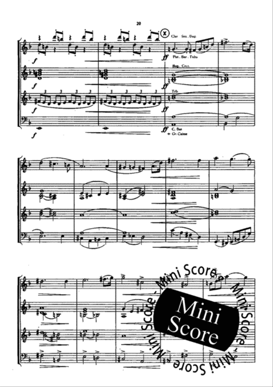Le Roi D'Ys Fanfare Band scores gallery preview page 22