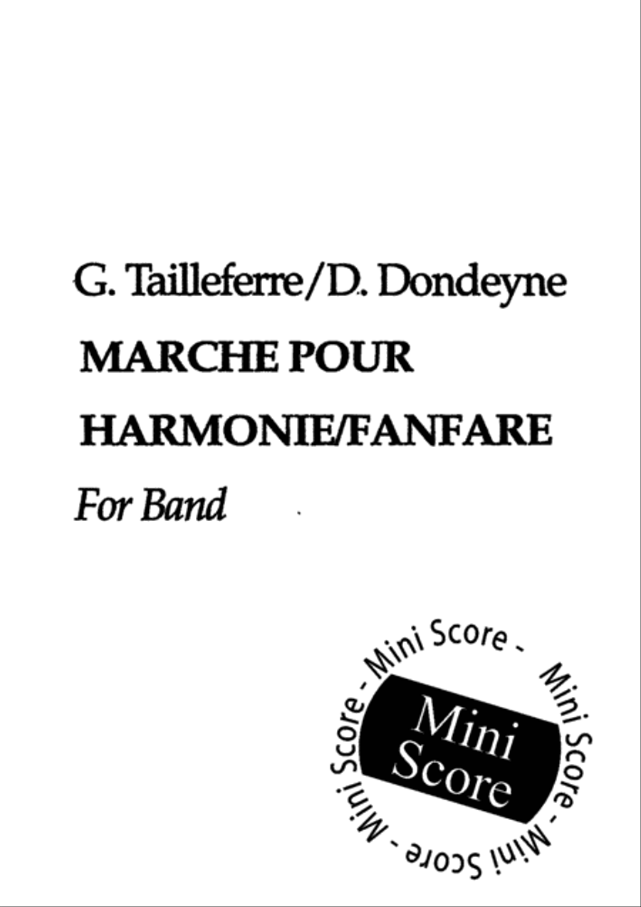 Marche Pour Harmonie ou Fanfare Fanfare Band scores gallery preview page 3