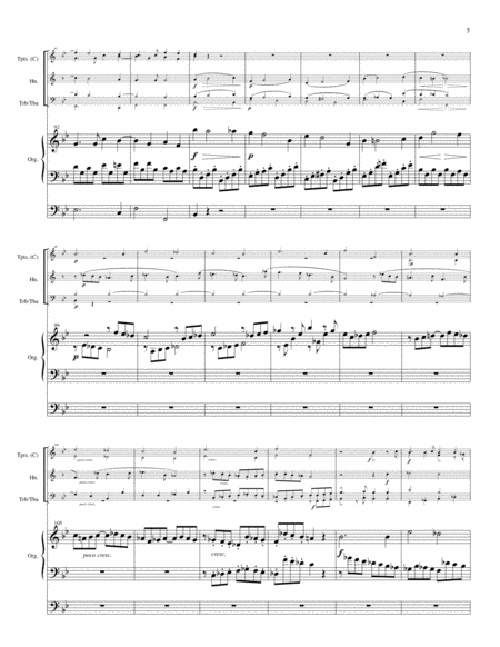 Chorale and Finale, from "Variations on a Theme by Haydn" (for Brass Quintet and Organ) image number null