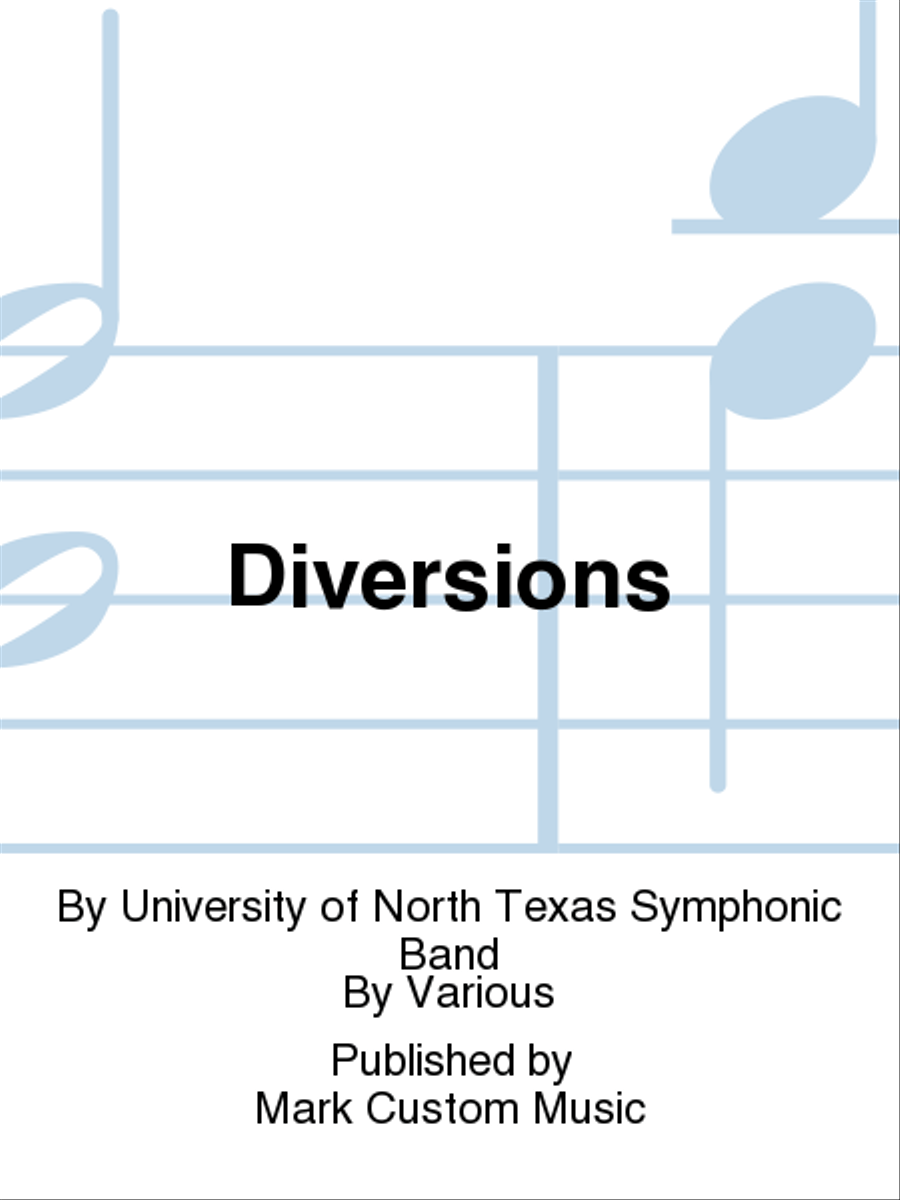 Diversions Concert Band scores gallery preview page 1