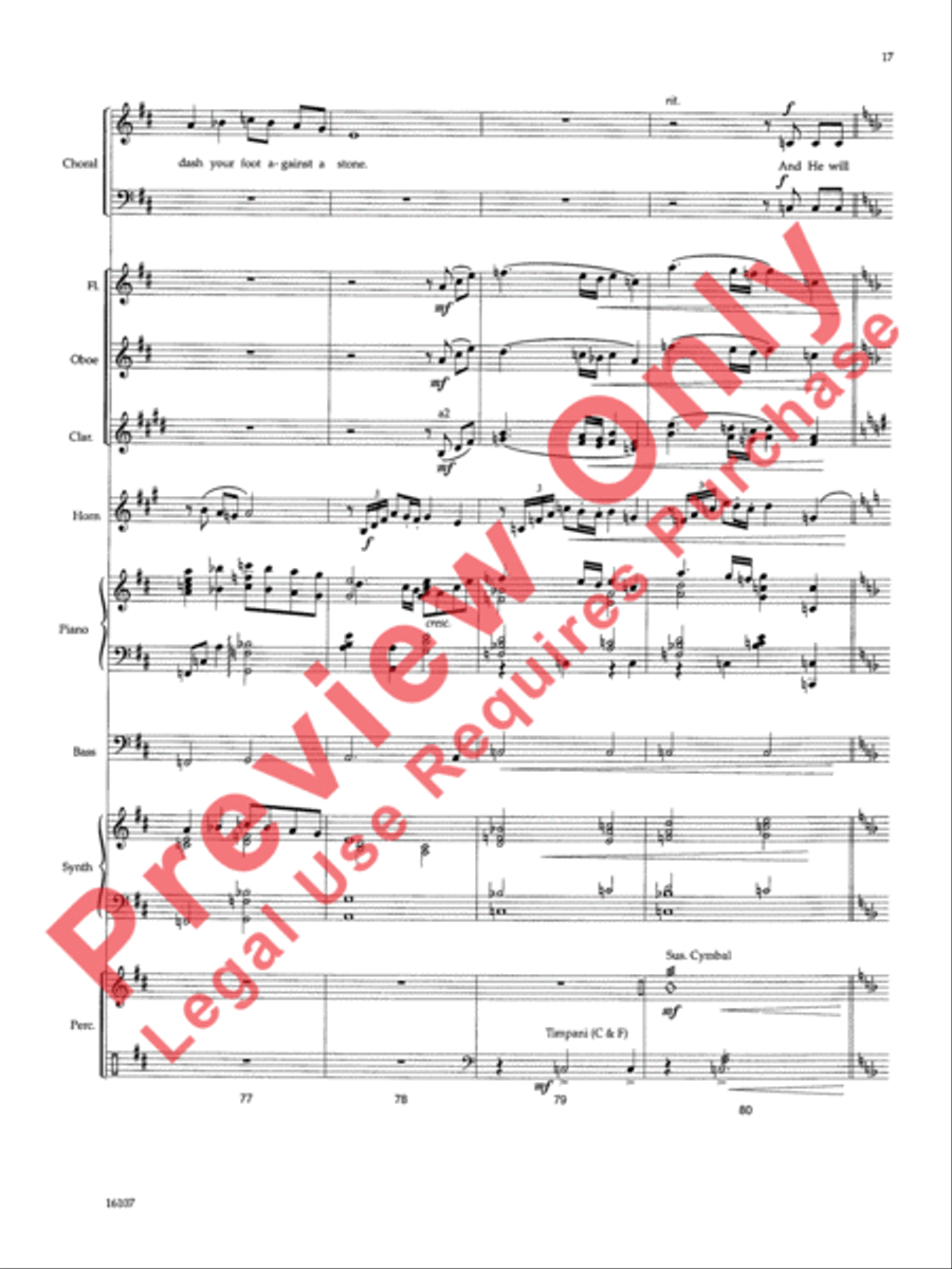 On Eagle's Wings On Eagle's Wings Choir scores gallery preview page 18