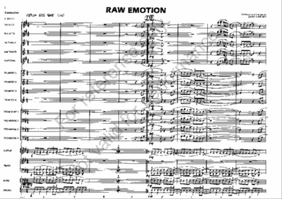 Raw Emotion Raw Emotion Jazz Ensemble scores gallery preview page 2