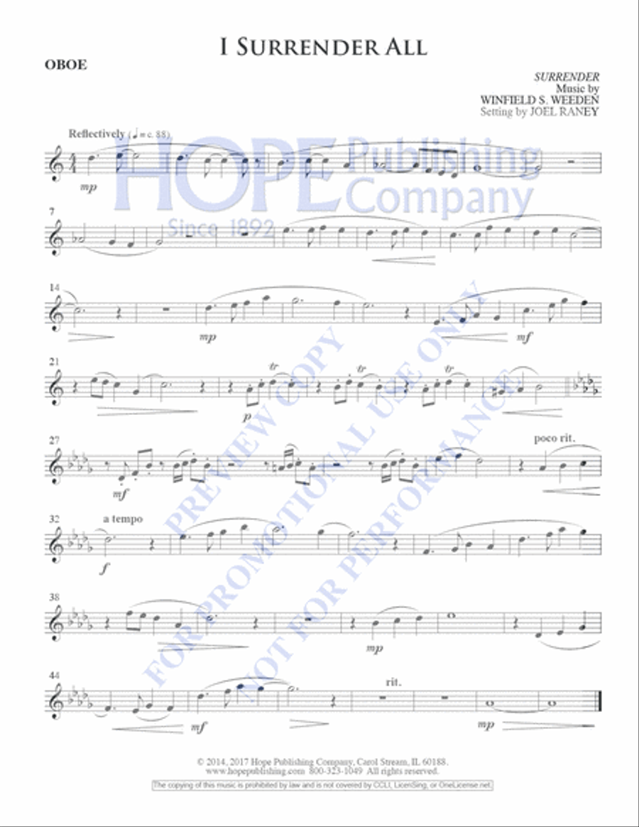 I Surrender All Choir scores gallery preview page 10