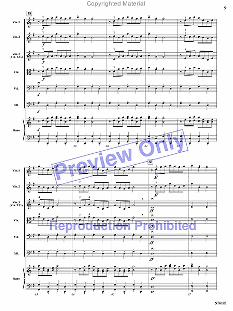 1812 Overture String Orchestra scores gallery preview page 8